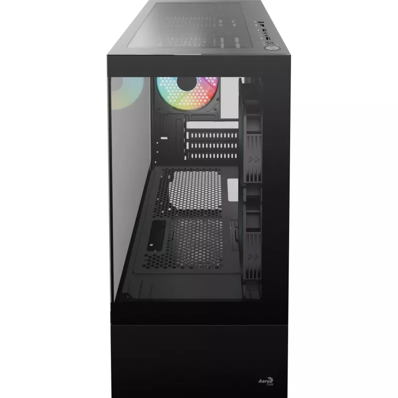 Caixa de computador Micro/Mini-ITX AEROCOOL Geh Viewport Mini-G-BK-v4 ARGB preto