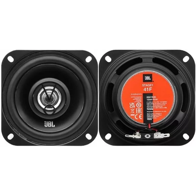 Altifalante de automóvel coaxial de 2 vias 10 cm JBL SPKS141F, par de 10 cm, woofer coaxial + tweeter