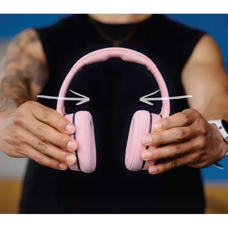 Skullcandy Crusher 540 Active Auscultadores over-ear rosa claro