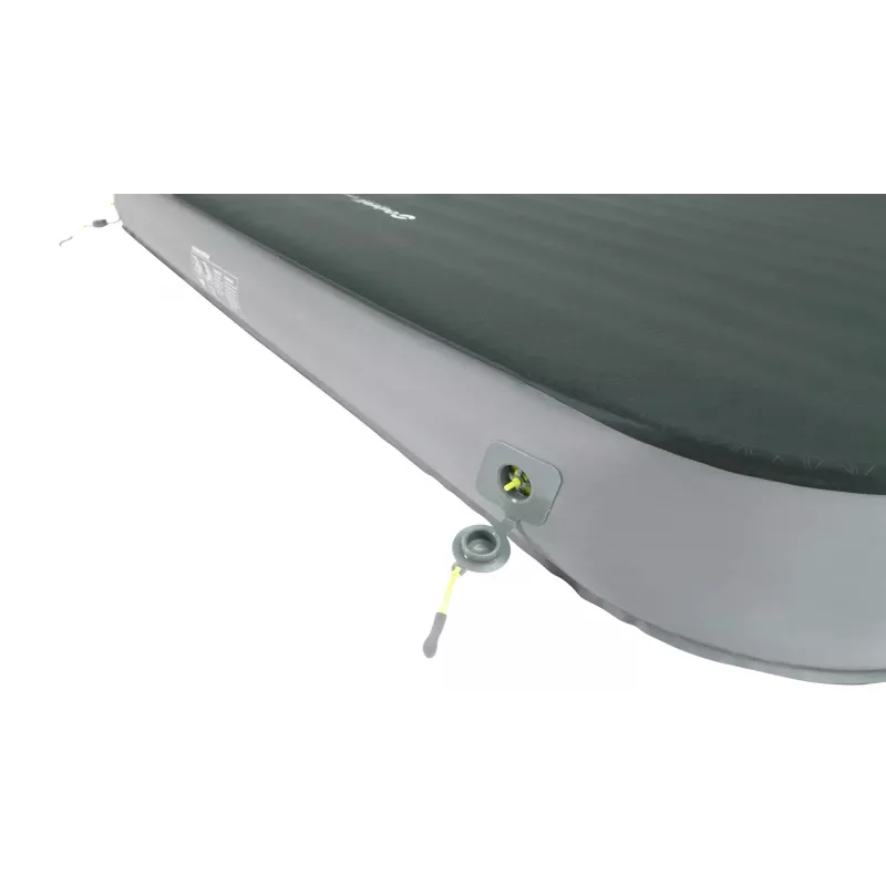 Colchão insuflável duplo Outwell 400152 — 1380×2070×120 mm, poliéster, verde/cinzento