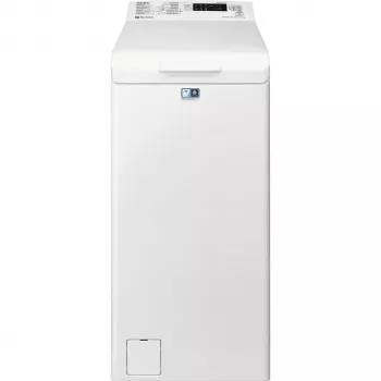 Máquina de lavar de carga superior Electrolux EW2TN25262P, 8 kg, 1000 rpm, tambor de 42 L, 230 V, branco