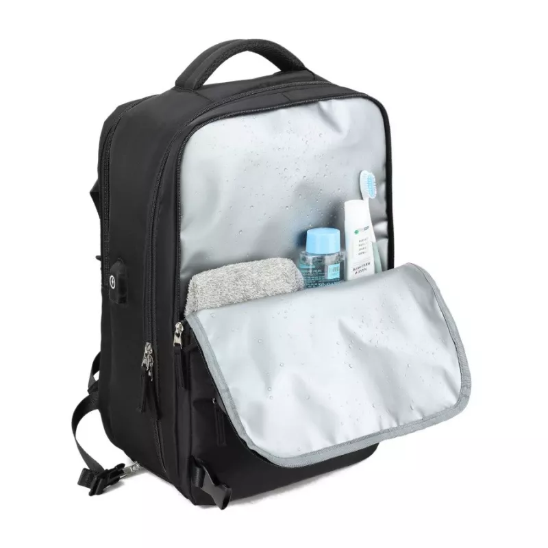 Mochila de viagem de cabine NOVEEN CTB400, 40x20x25 cm, preta