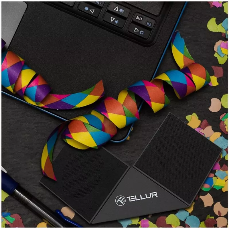 Coluna portátil Bluetooth Tellur Nyx preta