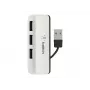 Hub de viagem Belkin USB 2.0 4 portas, prateado, F4U021bt