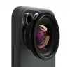 Objetiva fotográfica ShiftCam LU-WD-016-23-EF objetiva grande angular 16 mm preto dourado
