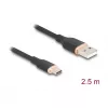 Cabo USB DeLOCK 81227 2,5 m USB A USB C preto