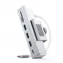 Dock para portátil / replicador de portas Satechi ST-UCICHS USB 3.2 Gen 1 Type-C, portas USB-A, SD/MicroSD, prateado