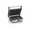 Grelhador de contacto Severin KG 2380 preto prateado 2000W aço inoxidável