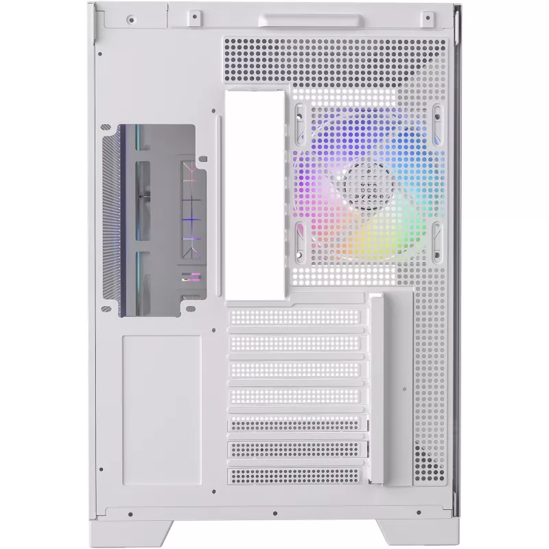 Caixa de PC Silentware View A-RGB White VIEWWHITE — Mid-Tower com iluminação A-RGB, versão branca