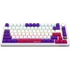 LORGAR KBP7075W, Teclado de gaming mecânico sem fios 75% Pro, branco, layout EN