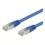 Cabo de rede Wentronic Goobay CAT 5e, SF/UTP, azul, 5 m - mistura de cobre CCA (68057)
