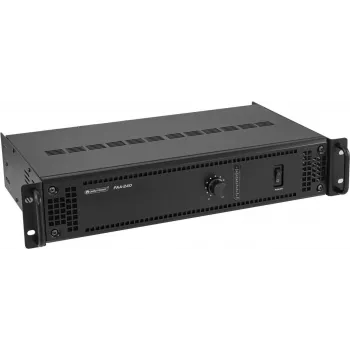 Amplificador de potência Omnitronic PAA-240 240W 100V — amplificador PA/Line