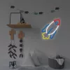 Luz néon LED MANTA SNL91MT estilo RAKETA – painel néon LED decorativo, modelo SNL91MT