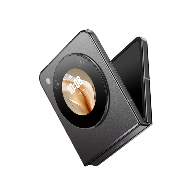 Smartphone NUBIA Flip Bundle (dourado) com capa, auscultadores e cooler