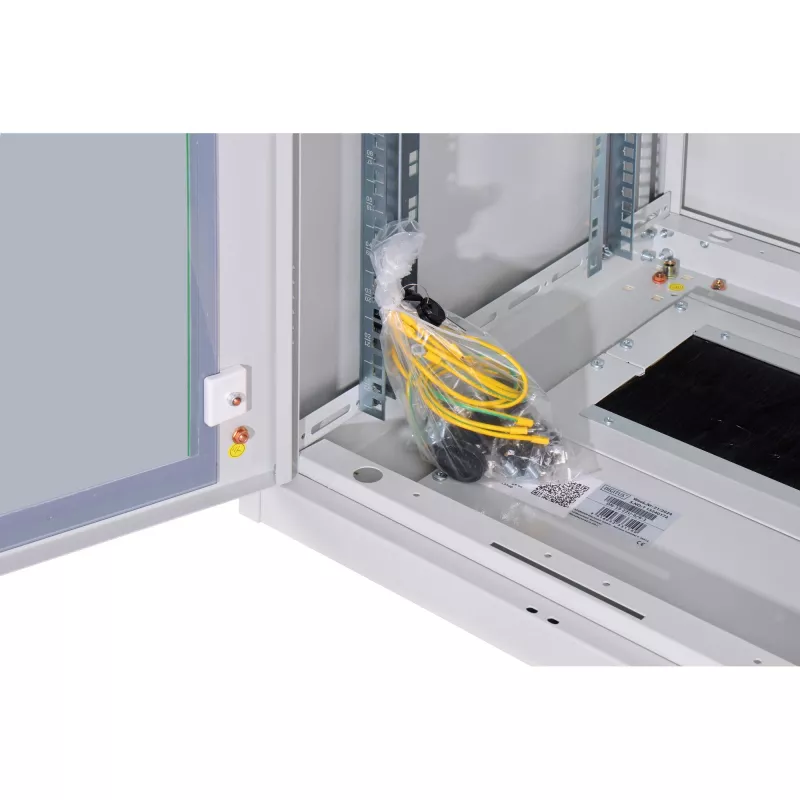 DIGITUS Professional Unique DN-19 22U-6/6-1 - armário - cinzento claro, RAL 7035 - 22U - 48,3 cm (19