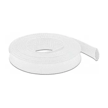 Manga trançada DeLOCK 20806 10 m x 25 mm branco
