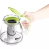 Jarra de vidro Lamart LT7028 verde transparente 13 cm de diâmetro 155 mm de altura