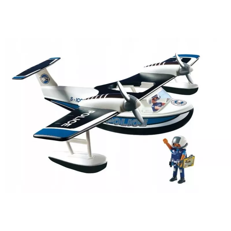 Conjunto de figuras City Action 4445 Hidroavião da Polícia