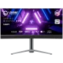 LORGAR 34MP1, Monitor de gaming UWQHD MiniLED Pro, 34'' (3440*1440) Monitor curvo VA, preto/cinzento leitoso