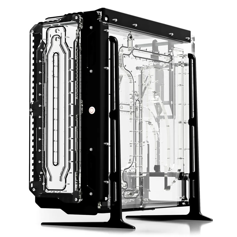 Placa de distribuição frontal para refrigeração líquida personalizada de PC, Singularity Spectre 2.0 Elite – suporte frontal para reservatório/fluxo (SC-SPECTRE-ELITE-FRONT-BK)