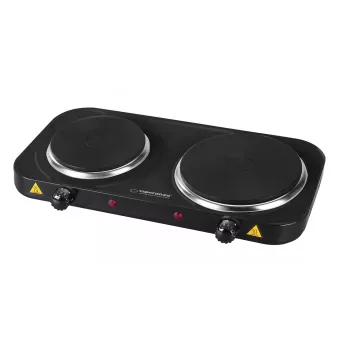 Esperanza EKH014K Placa elétrica 2 zonas, preto