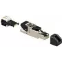 Conector de cabo RJ-45 Rutenbeck 13900321 cinzento