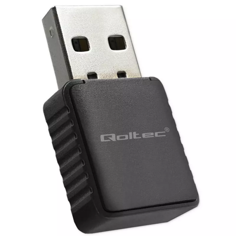 Adaptador USB sem fios QOLTEC 56988 Dual Band 1300Mbps USB 3.0