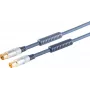 Cabo coaxial de antena ShiverPeaks 80208-15MHQ 15 m com ficha e filtro