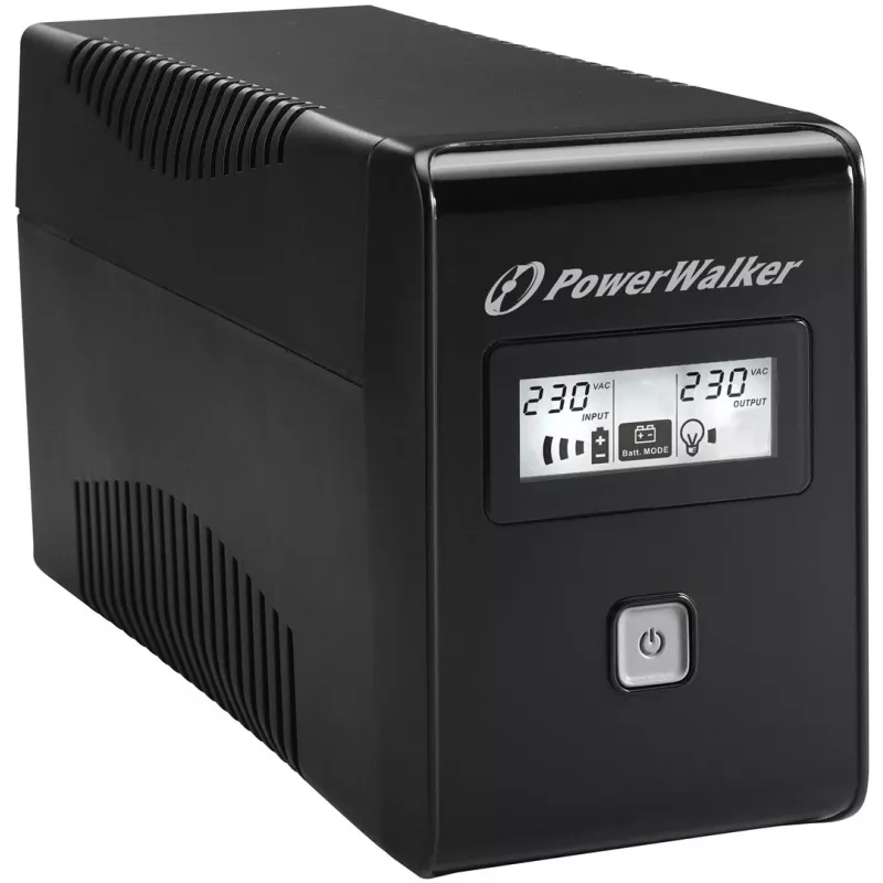 PowerWalker VI 850 LCD fonte de alimentação ininterrupta (UPS) Line-Interactive 0,85 kVA 480 W
