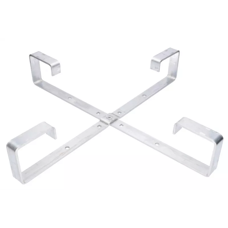 Suporte de cabos Extralink estrutura de quatro braços para armazenamento de cabos 600x600x100mm
