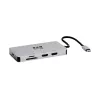 Docking station USB-C Eaton Tripp Lite, ecrã duplo - 4K 60 Hz HDMI, USB 3.2 Gen 1, hub USB-A, GbE, cartão de memória, função de carregamento PD 100W, cinzento - Docking station - USB-C - 2 x HDMI - 1GbE (U442-DOCK