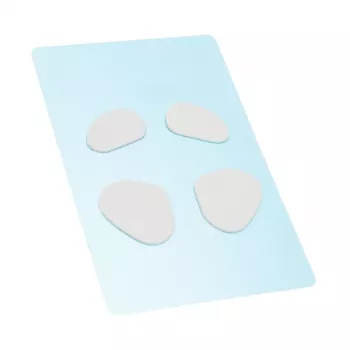Patins para rato Endgame Gear XM1, 99,5 % PTFE, branco — conjunto individual