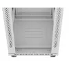 Lanberg FF01-6842-12SL armário rack de chão de 19" 42U 600x800x2122 mm, porta de vidro, LCD, flat pack, 1200 kg, IP20, cinzento