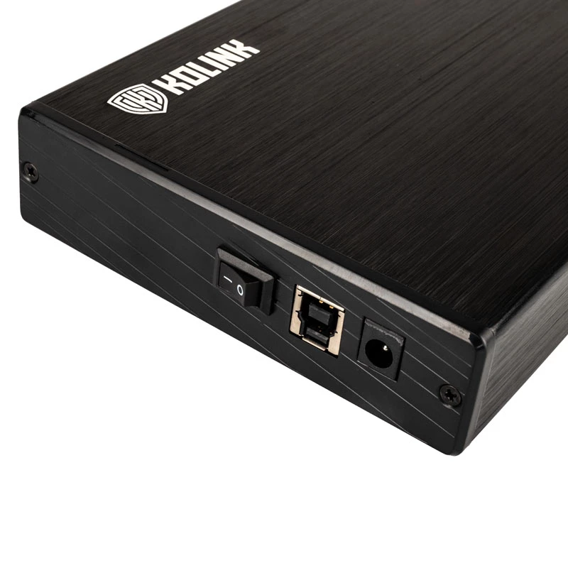 Kolink HDSU3U3 caixa externa de 3,5 polegadas USB 3.0, preta