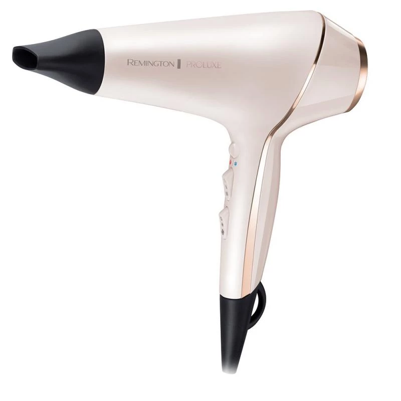 Secador de cabelo Remington Proluxe Ionic com difusor e concentrador dourado