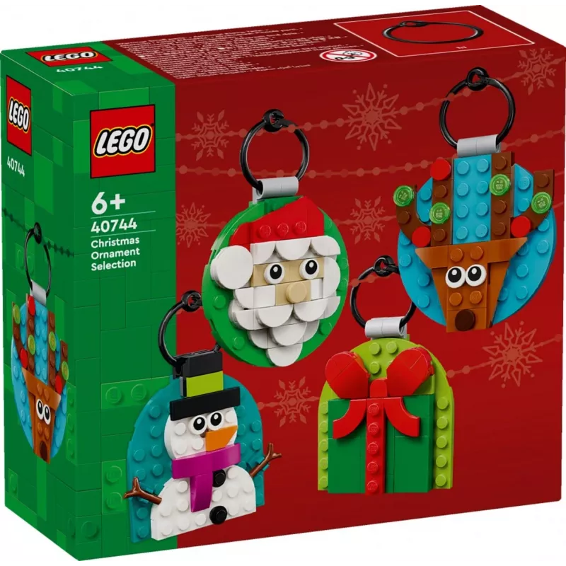 Bricks Iconic 40744 seleção de decorações de Natal