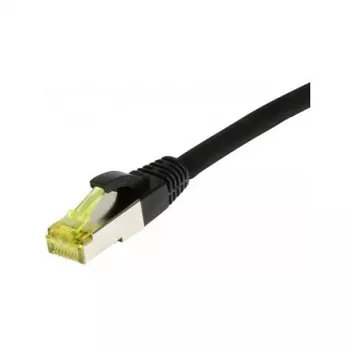 Cabo patch RJ45, CAT6A 500MHz, 2m, preto, S-STP (S/FTP), TPE/LSZH (Ultraflex), AWG26, com cabo bruto Cat.7, Synergy 21 (S217619)