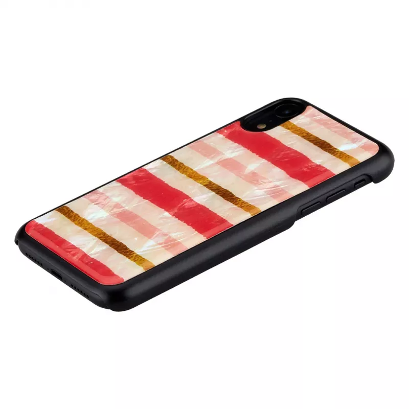Capa para smartphone iKins para iPhone XR — design short cake, preta