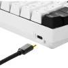Teclado Sharkoon SGK50 S4 Gaming USB QWERTZ alemão branco RGB LED