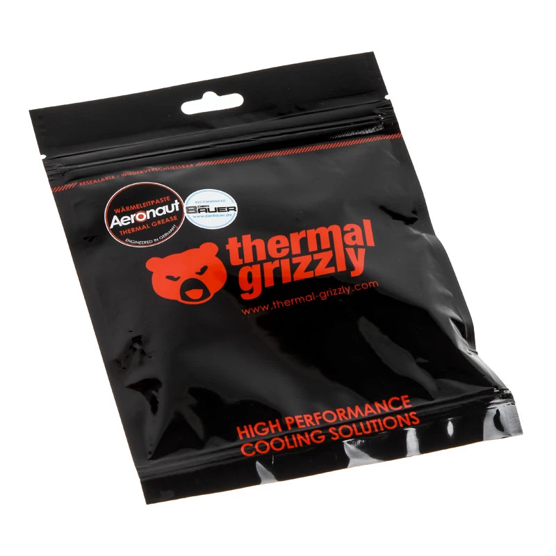 Thermal Grizzly Aeronaut pasta térmica, 7,8 g / 3 ml, cinzenta