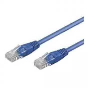 Wentronic Goobay cabo de rede CAT 6, U/UTP, azul, 7,5 m – mistura de cobre CCA (68427)