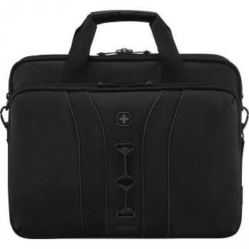 Capa para portátil Wenger Legacy Série Preta 16 polegadas – compatível com até 40,6 cm, preta