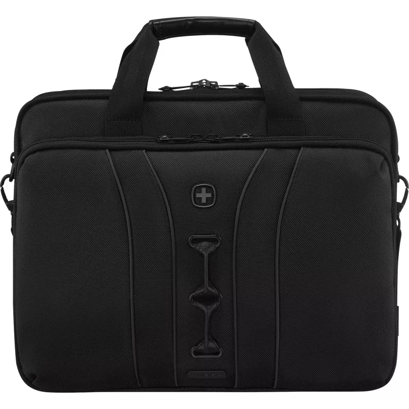 Capa para portátil Wenger Legacy Série Preta 16 polegadas – compatível com até 40,6 cm, preta