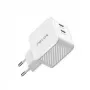 Carregador Nevox 45W Dual USB-C Power Delivery GaN, branco, modelo 2569