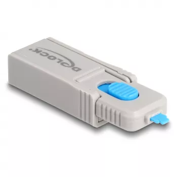 Bloqueio de portas DeLOCK 20969 DisplayPort HDMI USB Type-A USB Type-C cinzento