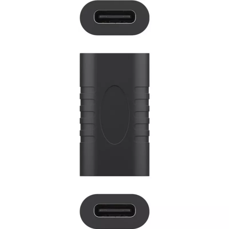 Conector fêmea USB-C Goobay 45401 preto