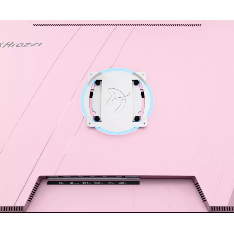 Monitor de computador Arozzi Nova 32 polegadas (80 cm) 2560×1440 Quad HD LED 1 ms 16:9 rosa com altifalantes e VESA