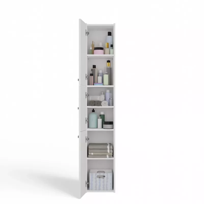 Top E Shop S33 BIEL móvel de arrumação para casa de banho, branco