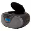 Micro-sistema de áudio Aiwa BBTU-400BK, leitor CD/MP3/FM-PLL/BT (Preto)