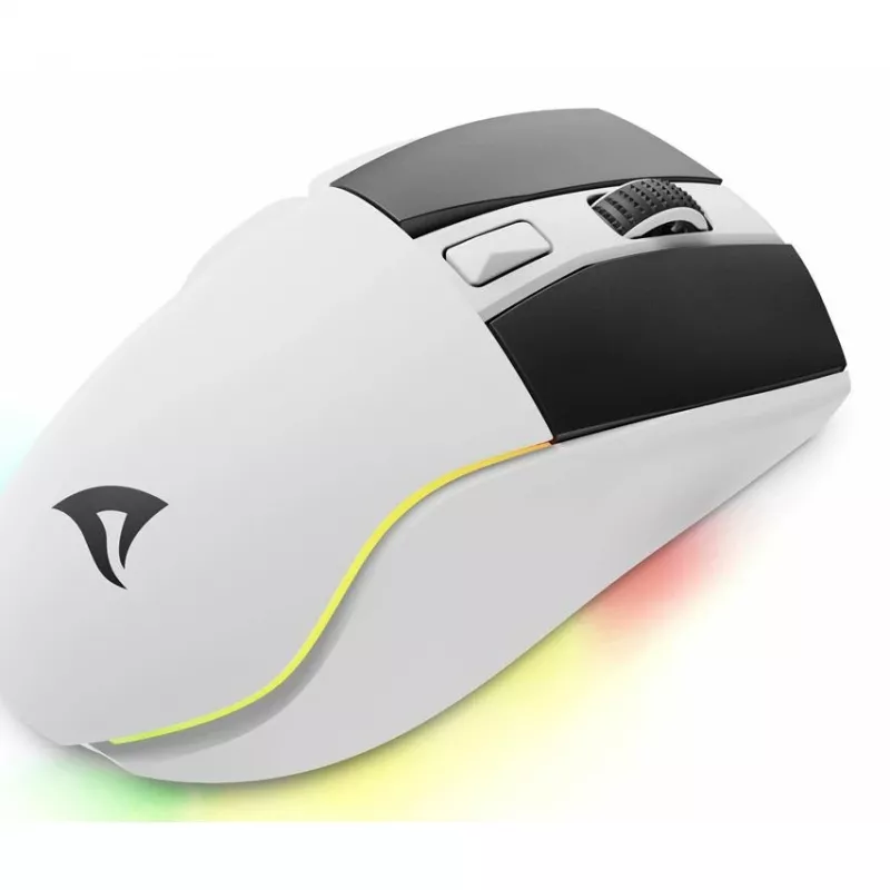 Rato Sharkoon SGM50W Gaming para destro RF sem fios + USB Type-A ótico 6400 DPI